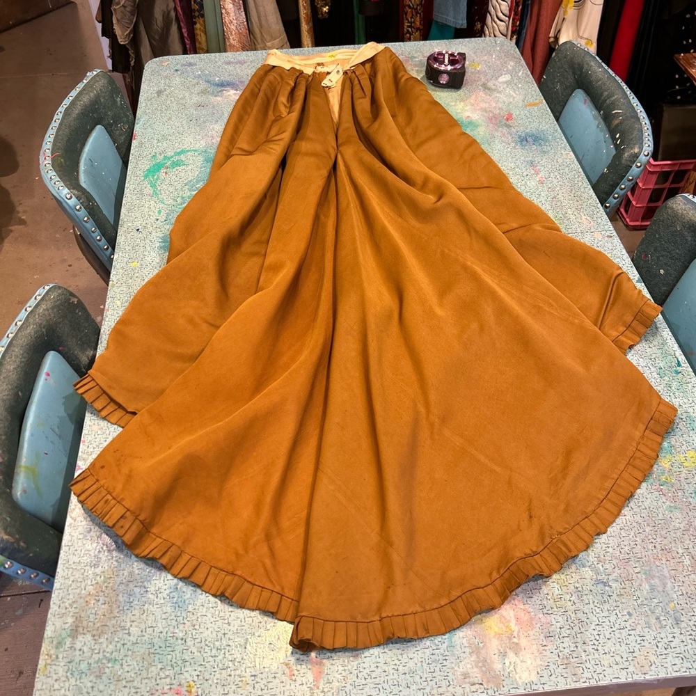 Golden Ember Victorian Skirt